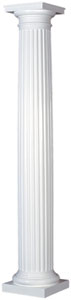 Round Tapered Fluted
